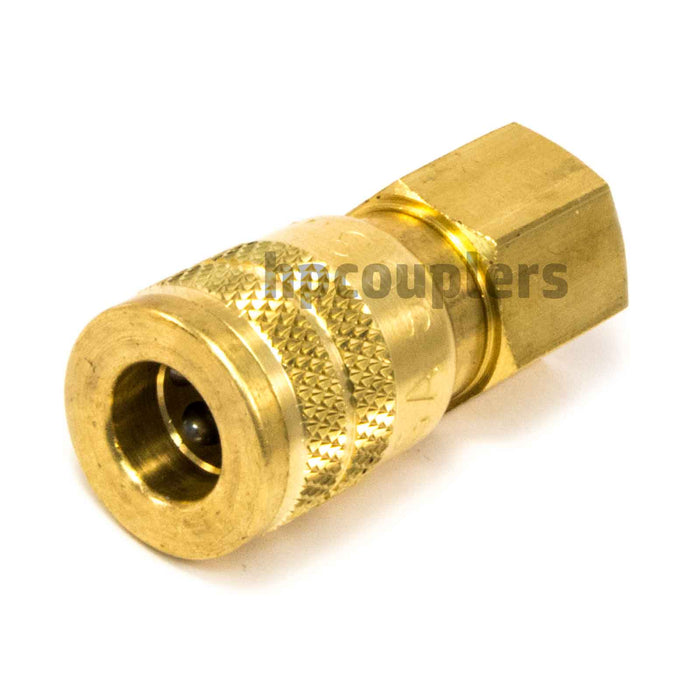 Foster SG3203, 3 Series, Industrial Coupler, Manual, Sleeve Guard, 3/8" Female NPT, Brass