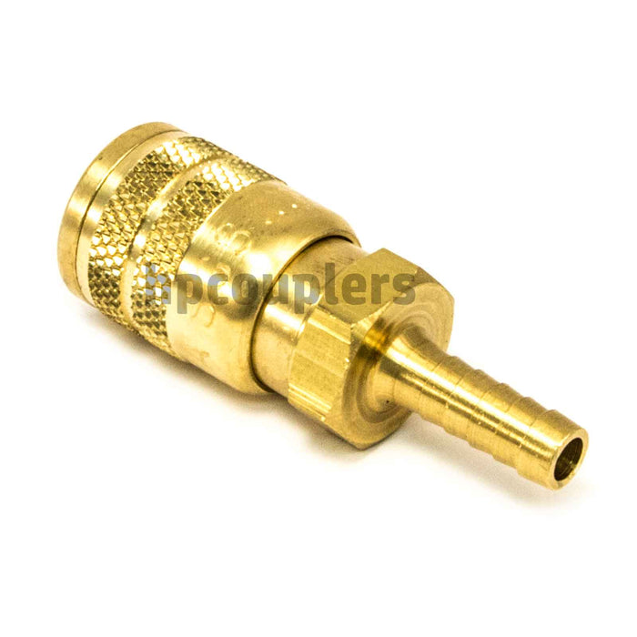 Foster SG3603, 3 Series, Industrial Coupler, Manual, Sleeve Guard, 1/4" Hose Barb, Brass