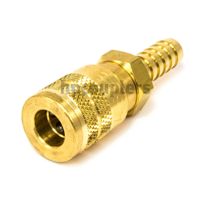 Foster SG3703, 3 Series, Industrial Coupler, Manual, Sleeve Guard, 3/8" Hose Barb, Brass