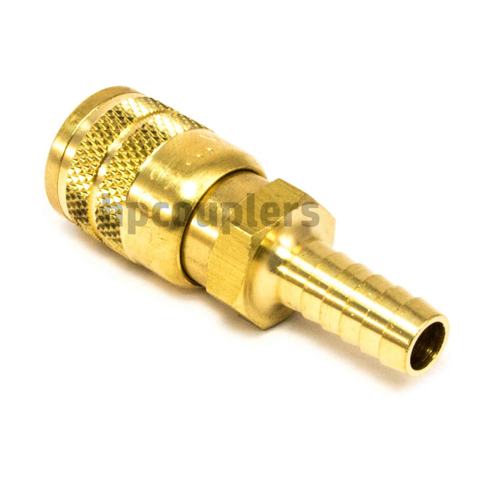 Foster SG3703, 3 Series, Industrial Coupler, Manual, Sleeve Guard, 3/8" Hose Barb, Brass