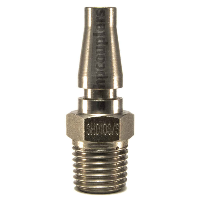 Foster SHD10S/S, SHD Series, Schrader Plug, 1/4" Male NPT, Stainless Steel