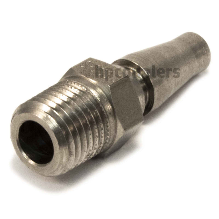 Foster SHD10S/S, SHD Series, Schrader Plug, 1/4" Male NPT, Stainless Steel