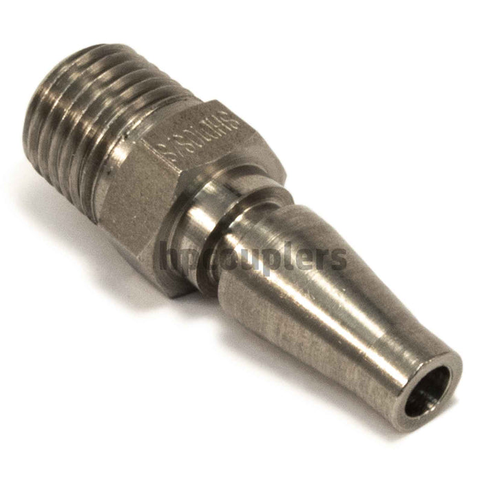 Foster SHD10S/S, SHD Series, Schrader Plug, 1/4" Male NPT, Stainless Steel