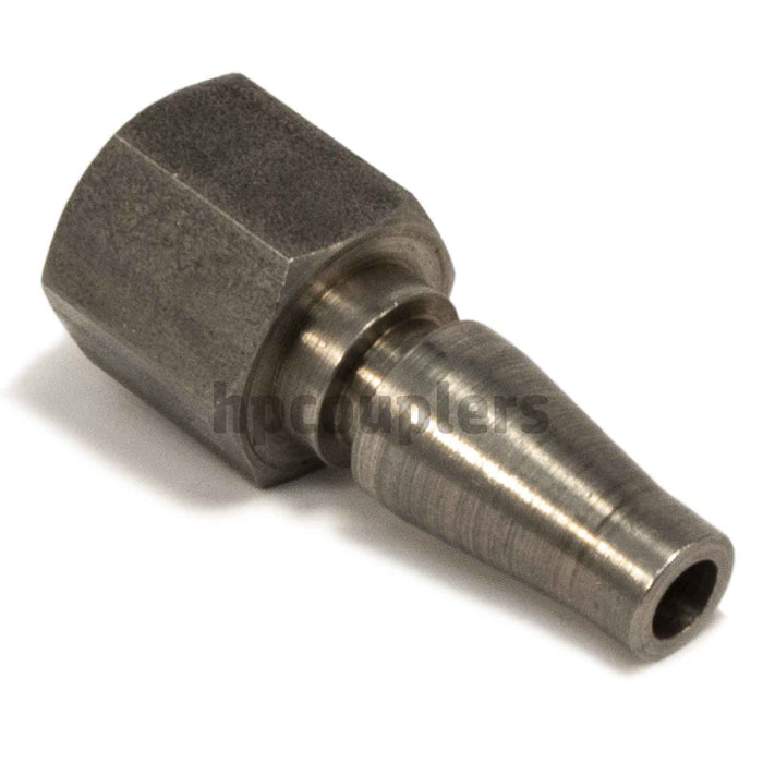 Foster SHD11S/S, SHD Series, Schrader Plug, 1/4" Female NPT, Stainless Steel