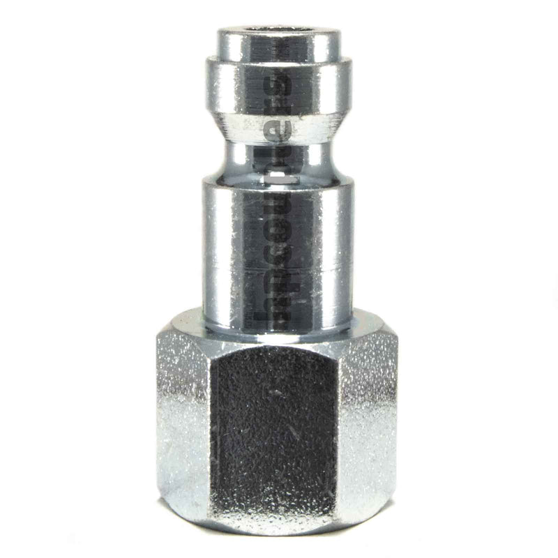 Foster TF11, TF Series, True-Flate, Automotive, Plug, 1/4" Female NPT, Steel