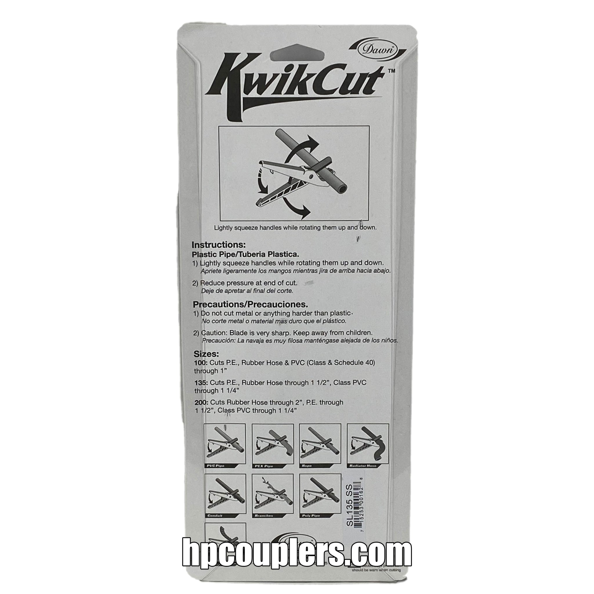 Dawn Industries KwikSeal Saddle - 100D, 1 Poly Saddle X 3/4" FPT For Plumbing