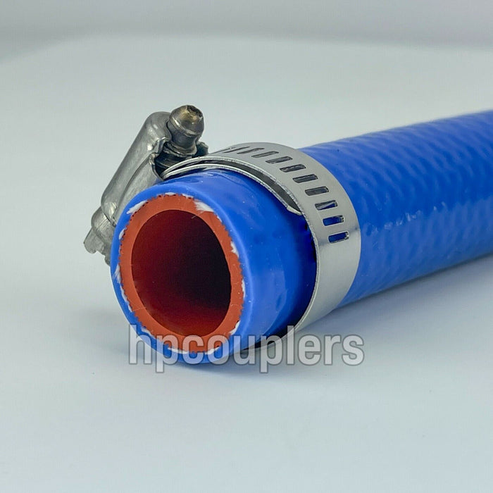 50ft 1/2" ID Blue Silicone Heater Hose Clamps Cutter 13mm 350F Radiator Coolant