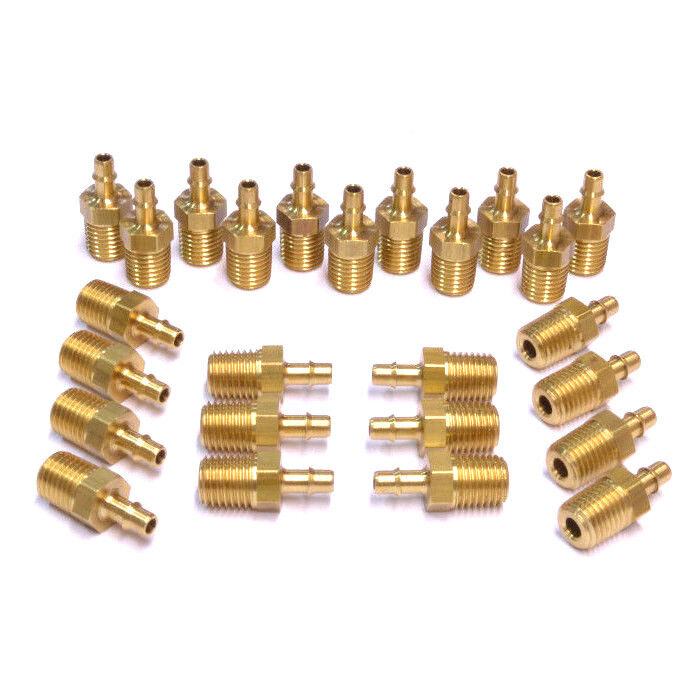 MEM-CO 1/16 B3 Male Pipe NPT Mini Barb Tube Fittings (25pcs)