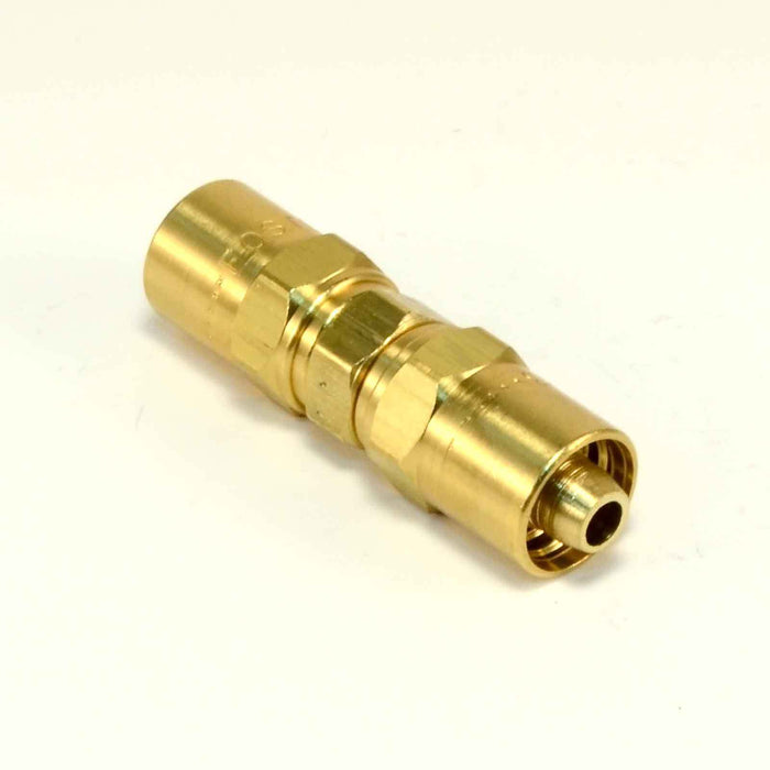 Reusable Hose Barb - 1/4" ID X 1/2" OD hose - USA MADE Air Hose Fittings Brass