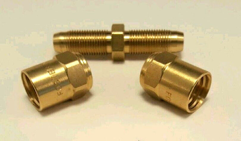 Reusable Hose Barb - 3/8" ID X 11/16" OD hose USA MADE Air Hose Fittings Brass