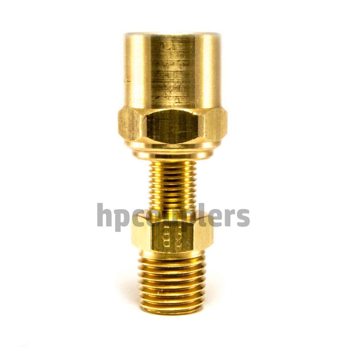 Reusable Hose Barb - 1/4" NPT - 1/4" ID X 5/8" OD hose - Air Hose Fittings