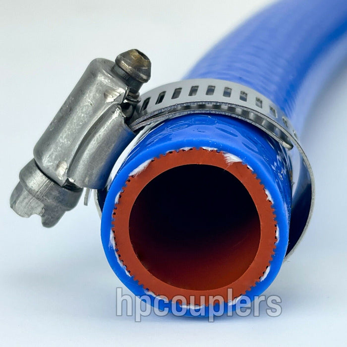20ft 1/4" ID Blue Silicone Heater Hose Clamps Cutter 6mm 350F Radiator Coolant