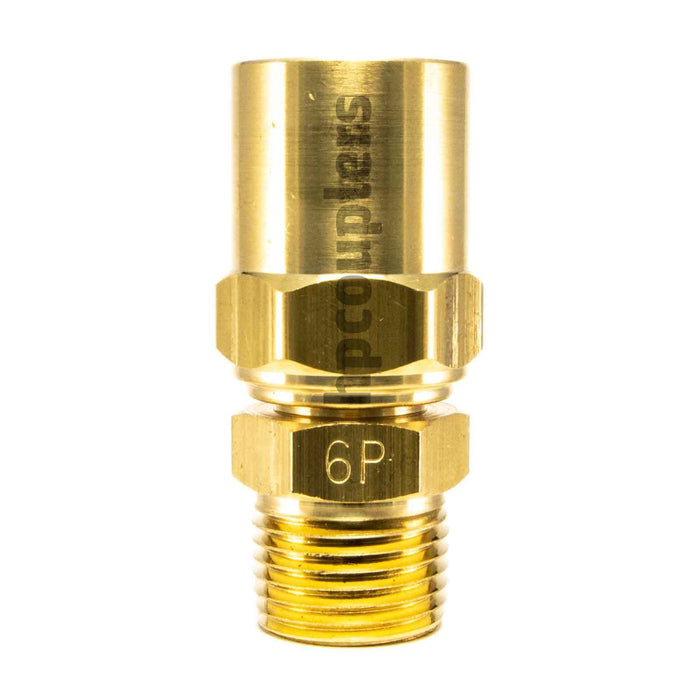 Reusable Hose Barb - 1/2" NPT - 1/2" ID X 7/8" OD hose - Air Hose Fittings