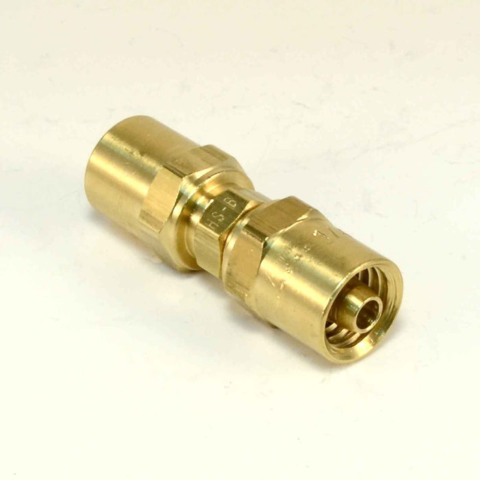 Reusable Hose Barb - 1/4" ID X 9/16" OD hose - USA MADE Air Hose Fittings Brass